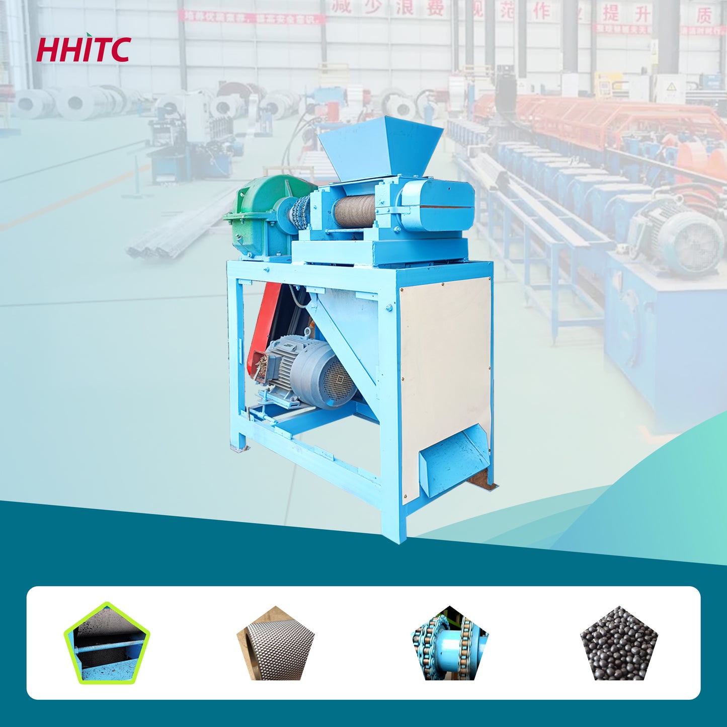 Double Roller Extrusion Granulator