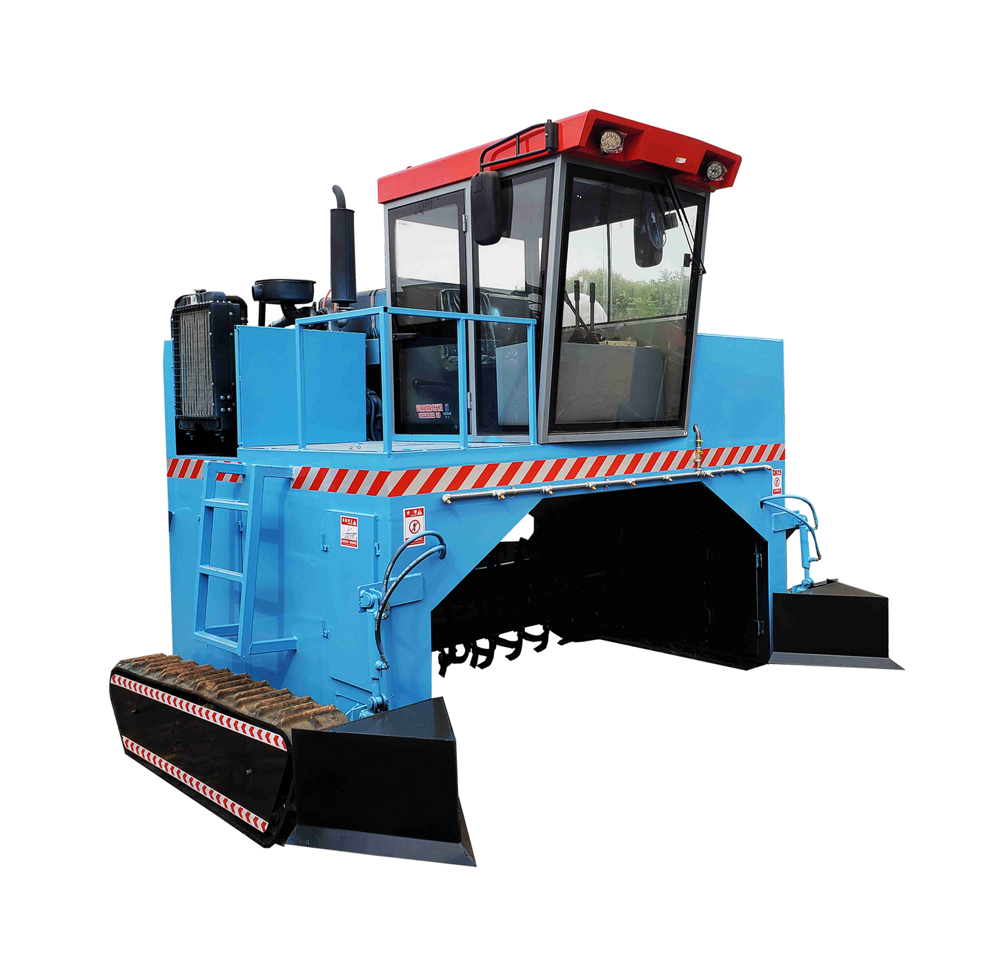 Crawler-Type Compost Turner